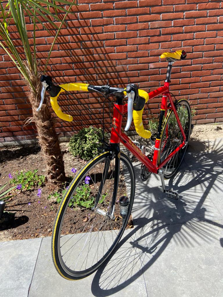 Raleigh Hennie Kuiper Racefiets - Frame 62 cm, Shimano 105, 28 inch, Gebruikt, 61 tot 65 cm, Ophalen