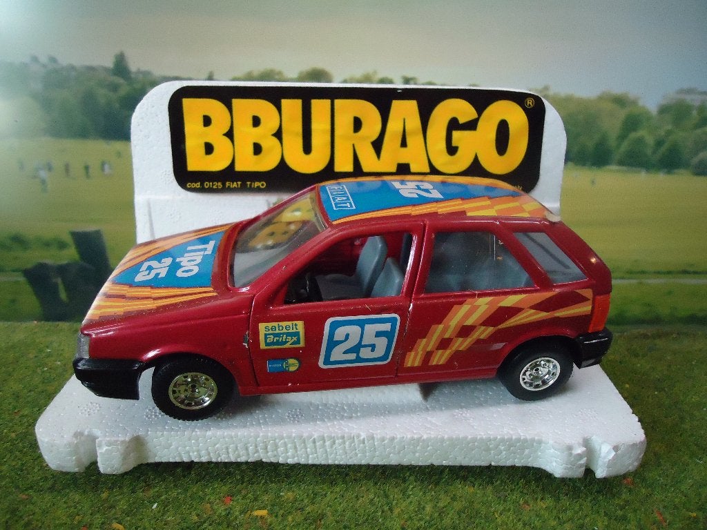 1/24 Fiat Tipo Rally #25 - Bburago Mint Boxed, Ophalen of Verzenden, Nieuw, Bburago