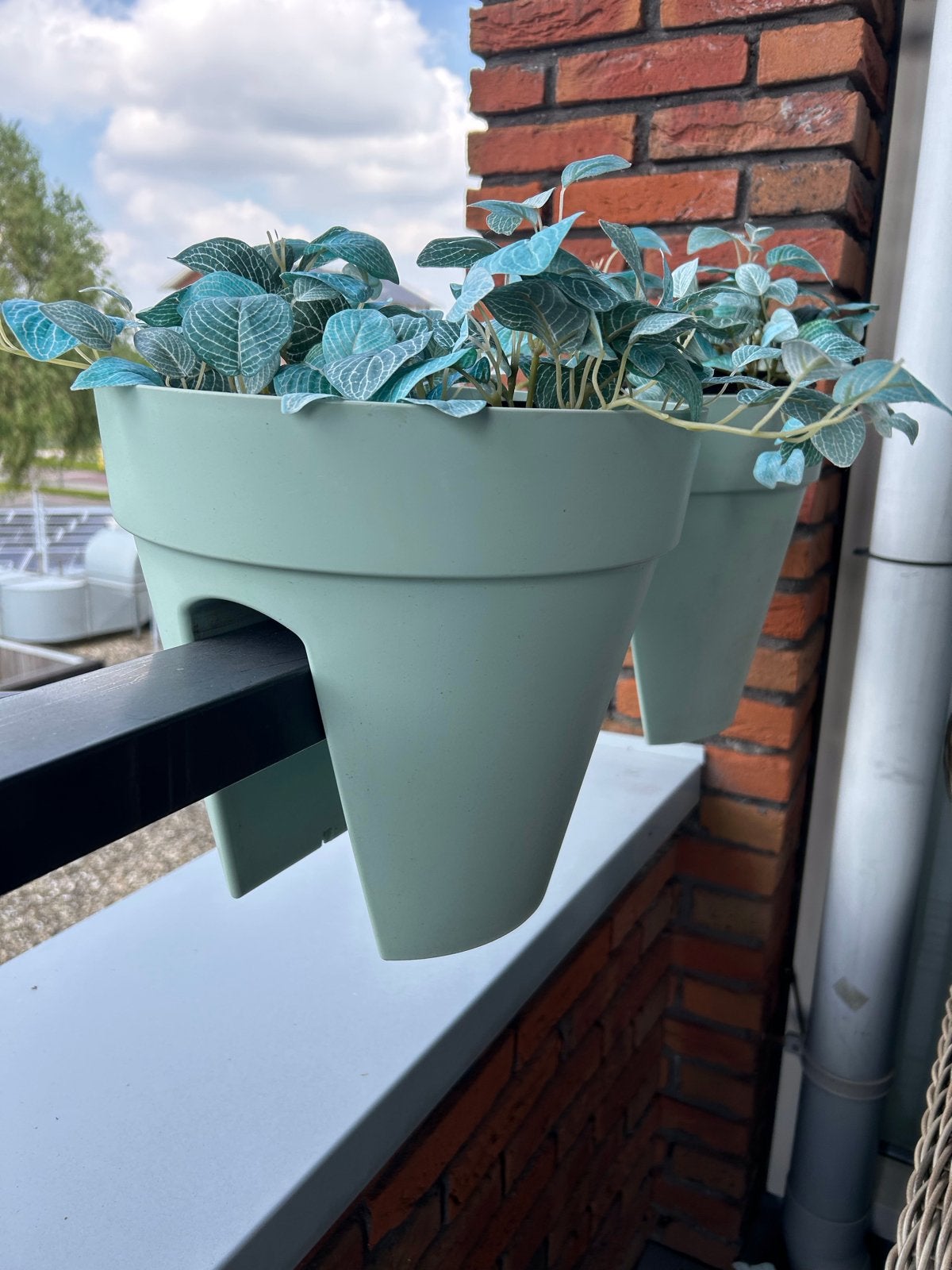 GRATIS - Elho Balkon Rek Bloempotten - Set van 2, Tuin en Terras, Ophalen, Kunststof, Minder dan 30 cm, Balkon