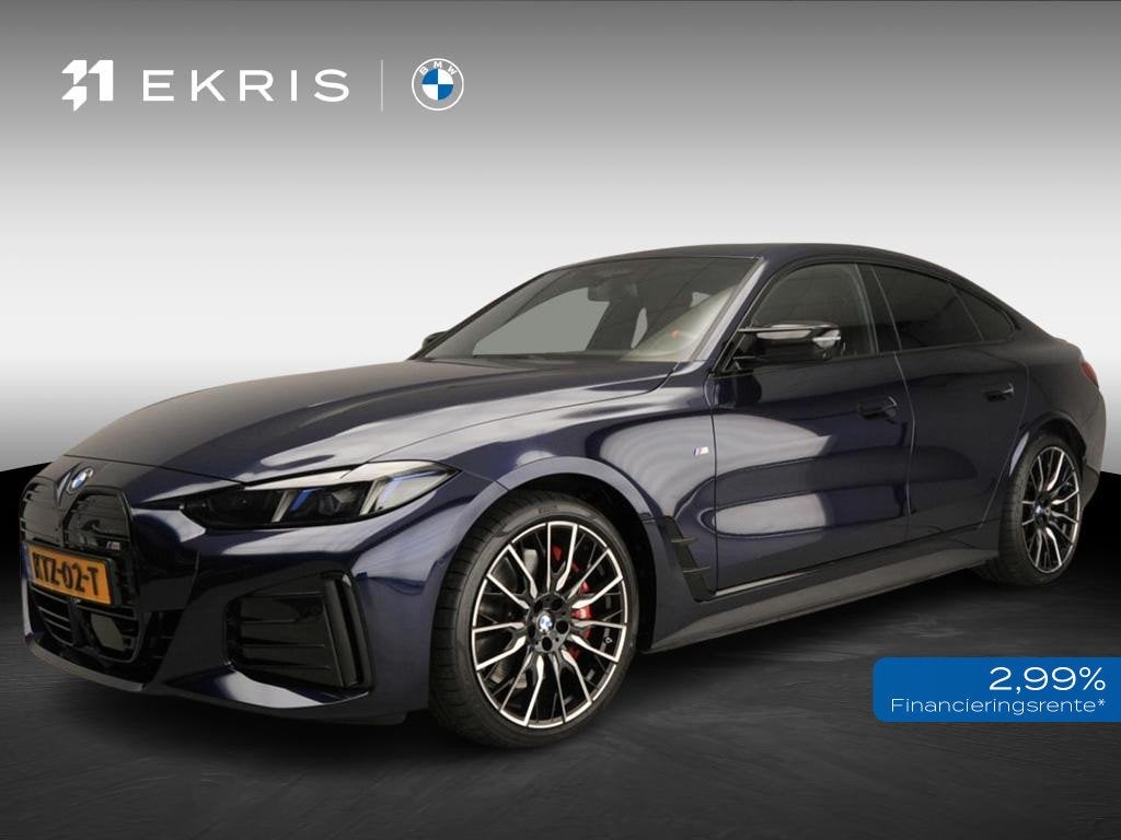 BMW i4 M60 | M-Sportpakket | LED | Leder | HUD | Active Crui, Auto's, Stof, Met garantie (alle), Blauw, 601 pk