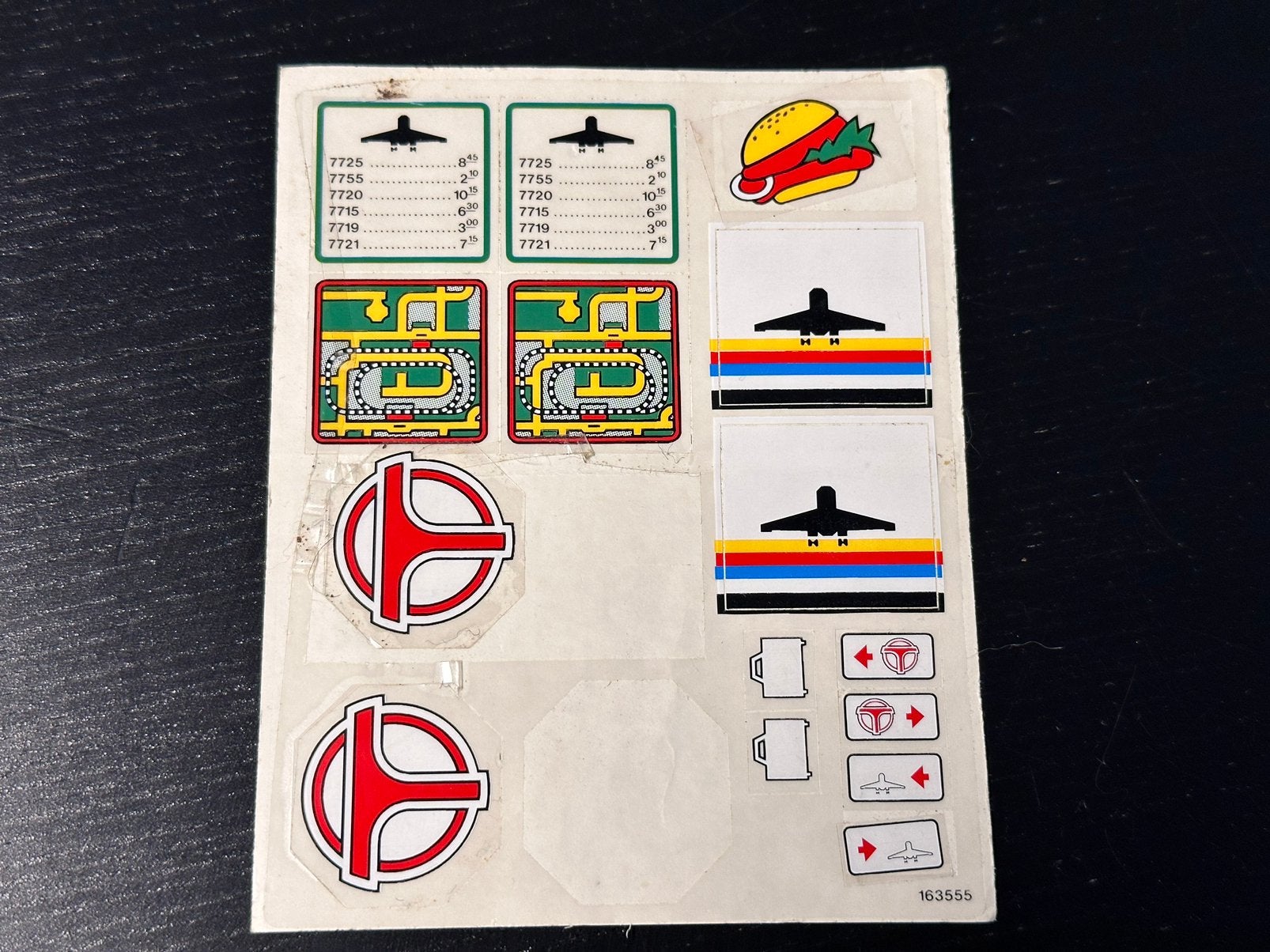 Lego 6399 Airport Shuttle stickervel, Ophalen of Verzenden, Zo goed als nieuw