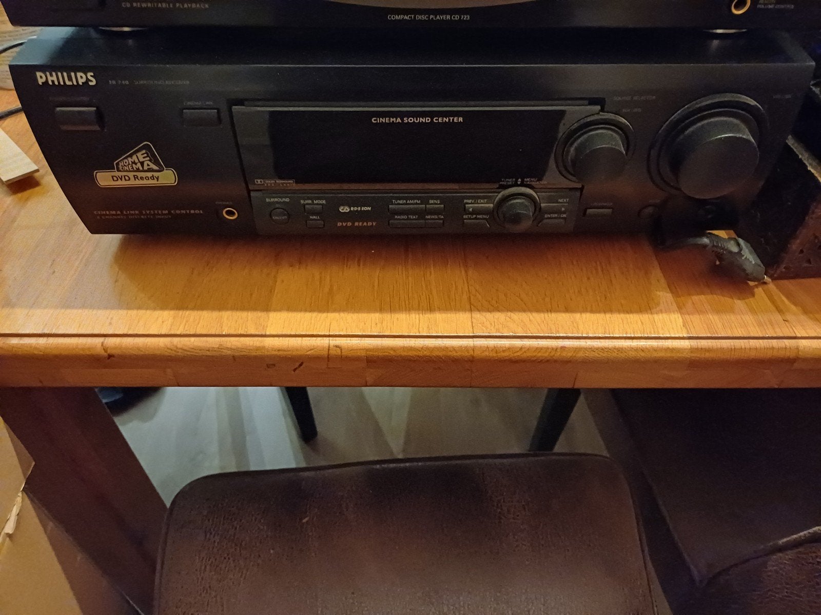Philips FR740 Surround Receiver - Home Cinema DVD Ready, 120 watt of meer, Ophalen, Overige merken, Gebruikt