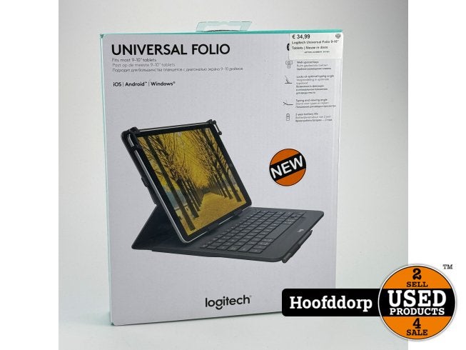 Logitech Universal Folio 9-10'' Tablets | Nieuw in doos, Logitech, Nieuw, Support@logitech.com, EPFL - Quartier de l'Innovation
Daniel Borel Innovation Center
1015 Lausanne
Switzerland