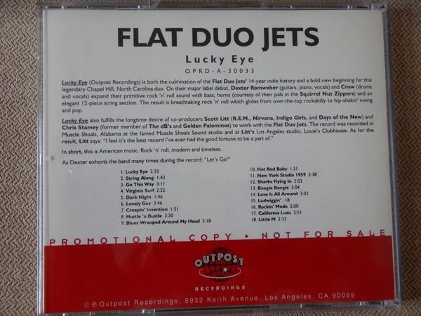 cd van Flat Duo Jets – Lucky Eye [promo], Ophalen of Verzenden, Zo goed als nieuw, Poprock