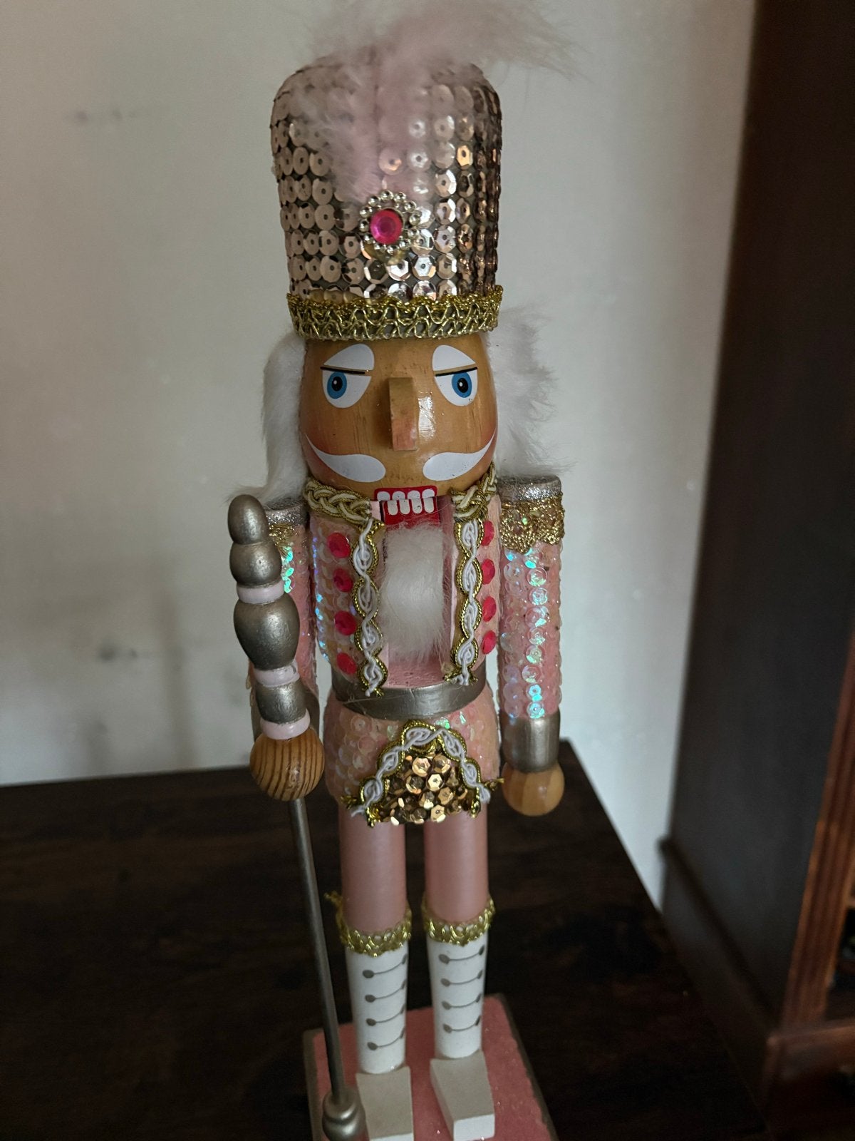 Roze notenkraker groot, Diversen, Kerst, Ophalen of Verzenden, Nieuw