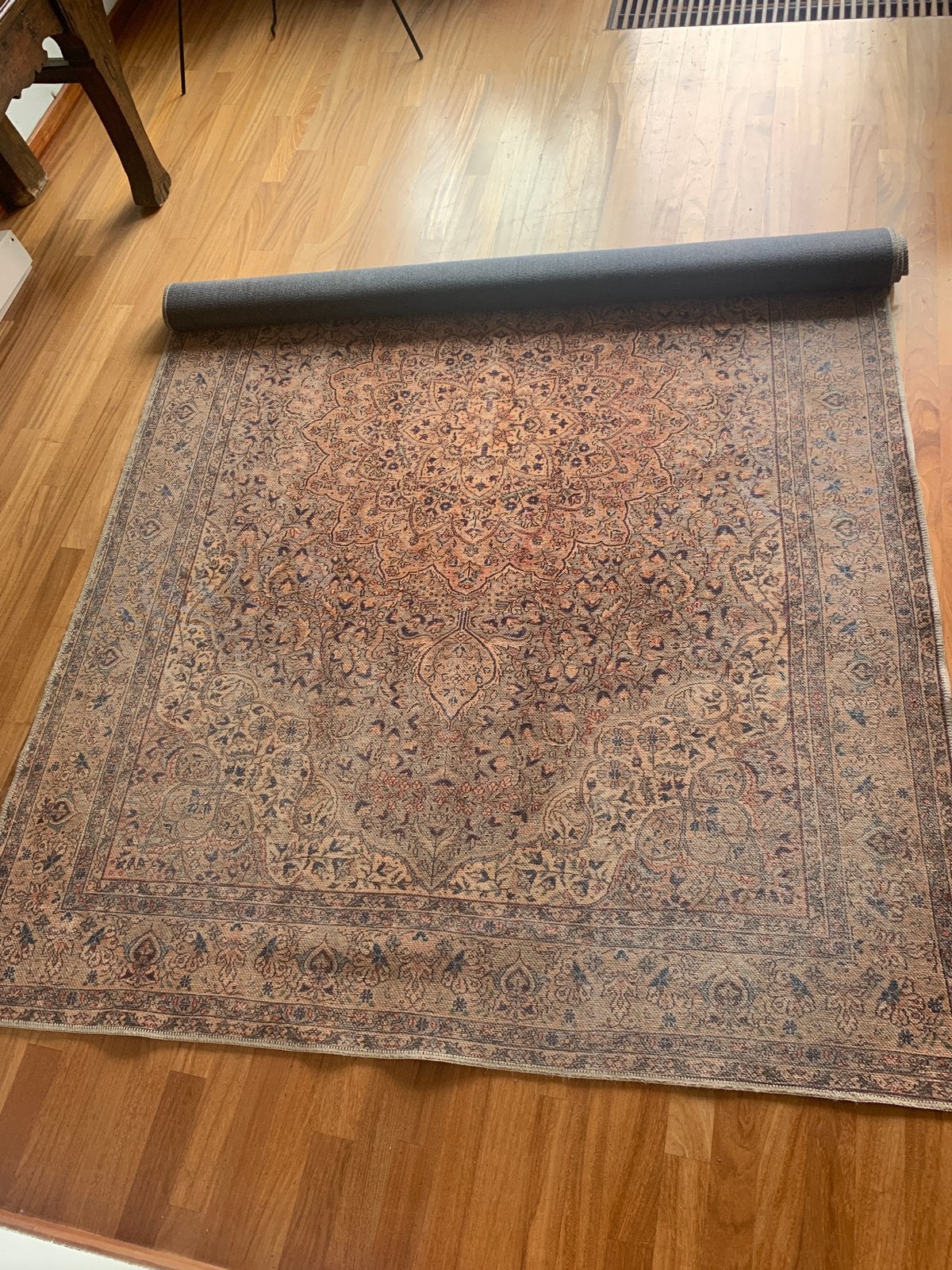 Vloerkleed 290x190cm, Ophalen, Blauw, 150 tot 200 cm, Modern klassiek