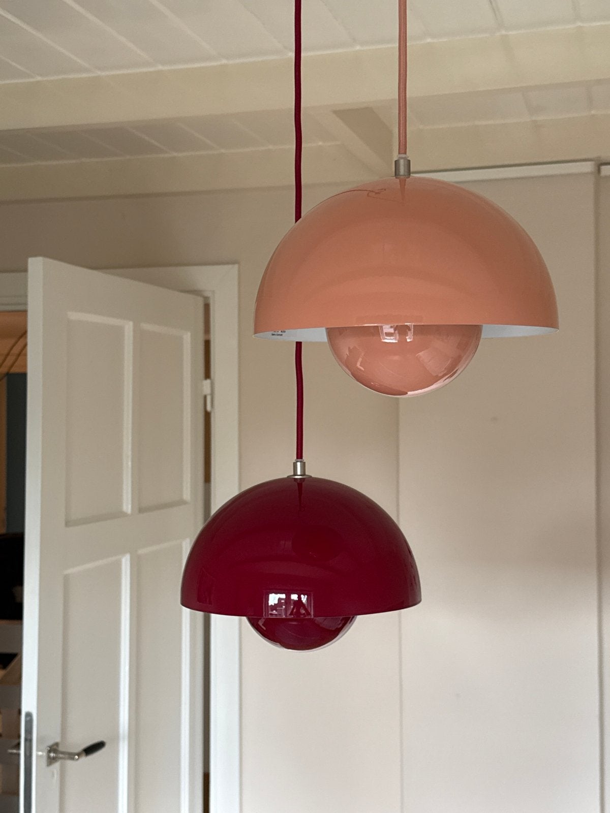 Flowerpot VP1 hanglamp - Verner Panton &Tradition, Ophalen, Zo goed als nieuw, Metaal