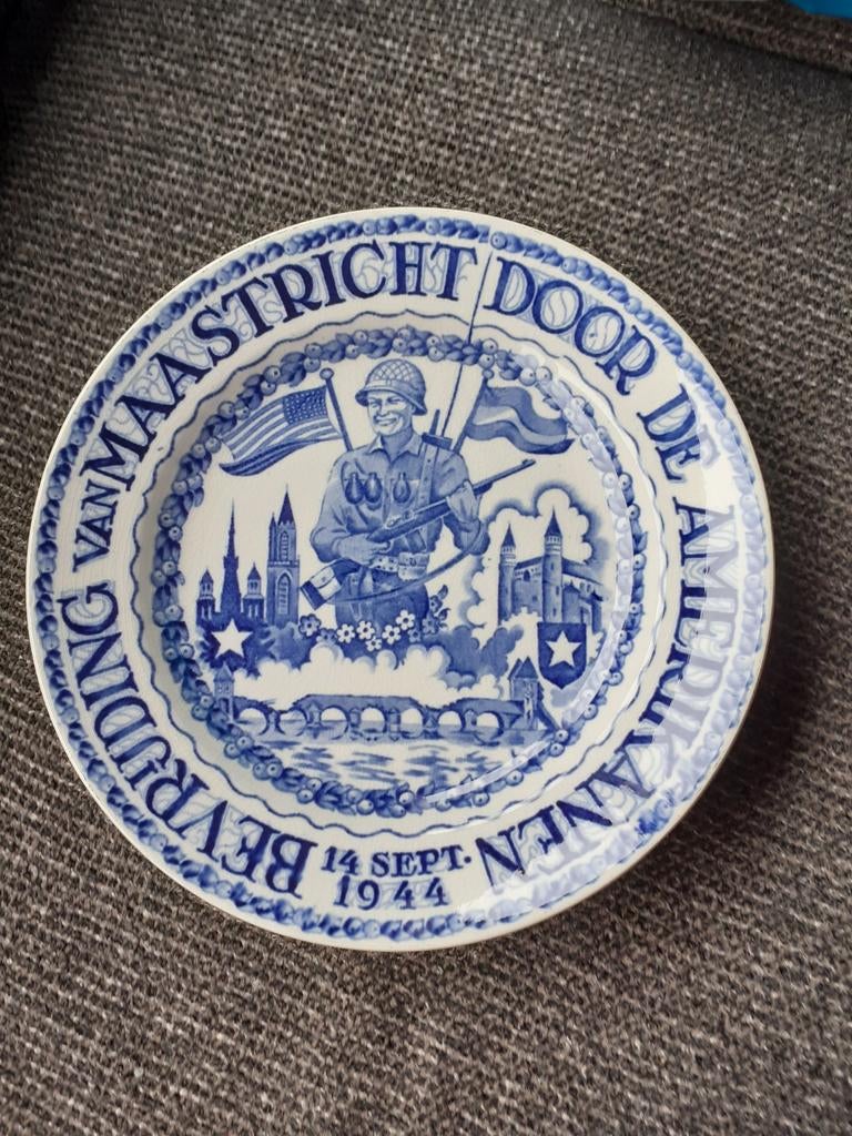 Herinneringsbord Maastricht Bevrijd 1944, Verzamelen, Ophalen of Verzenden, Landmacht, Duitsland