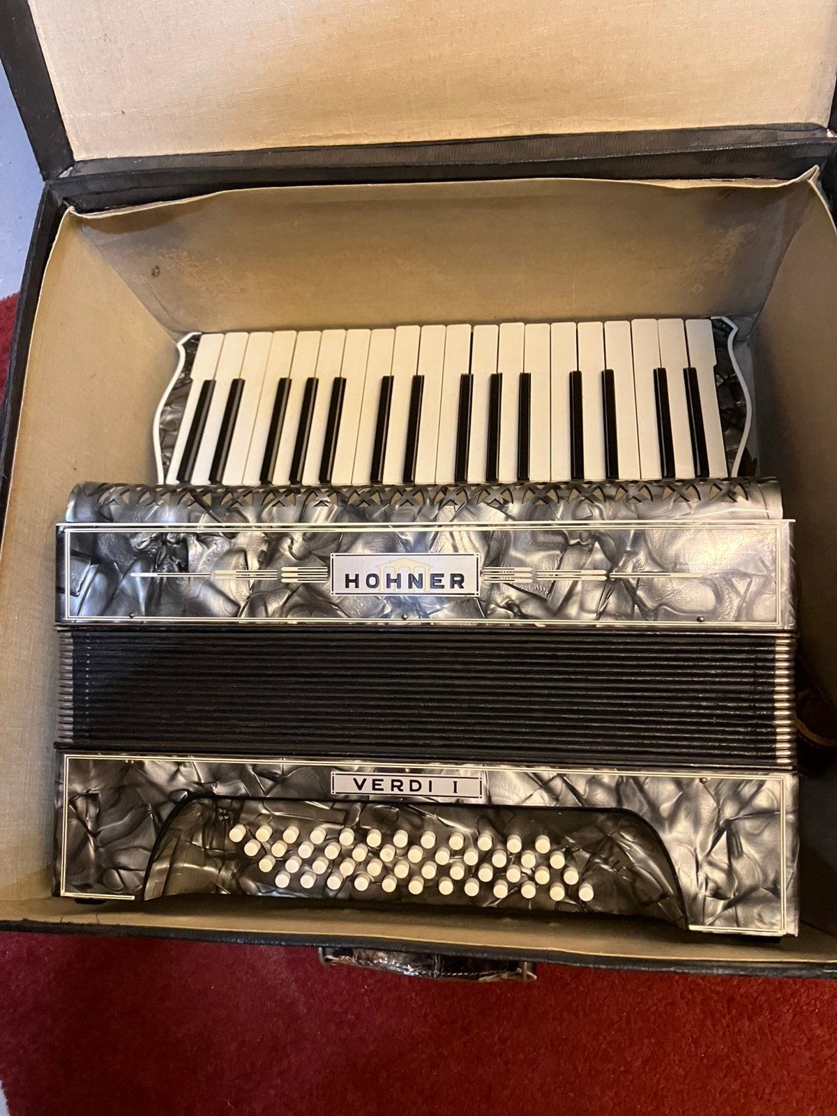 Accordeon, Ophalen, Gebruikt, Hohner, Met koffer