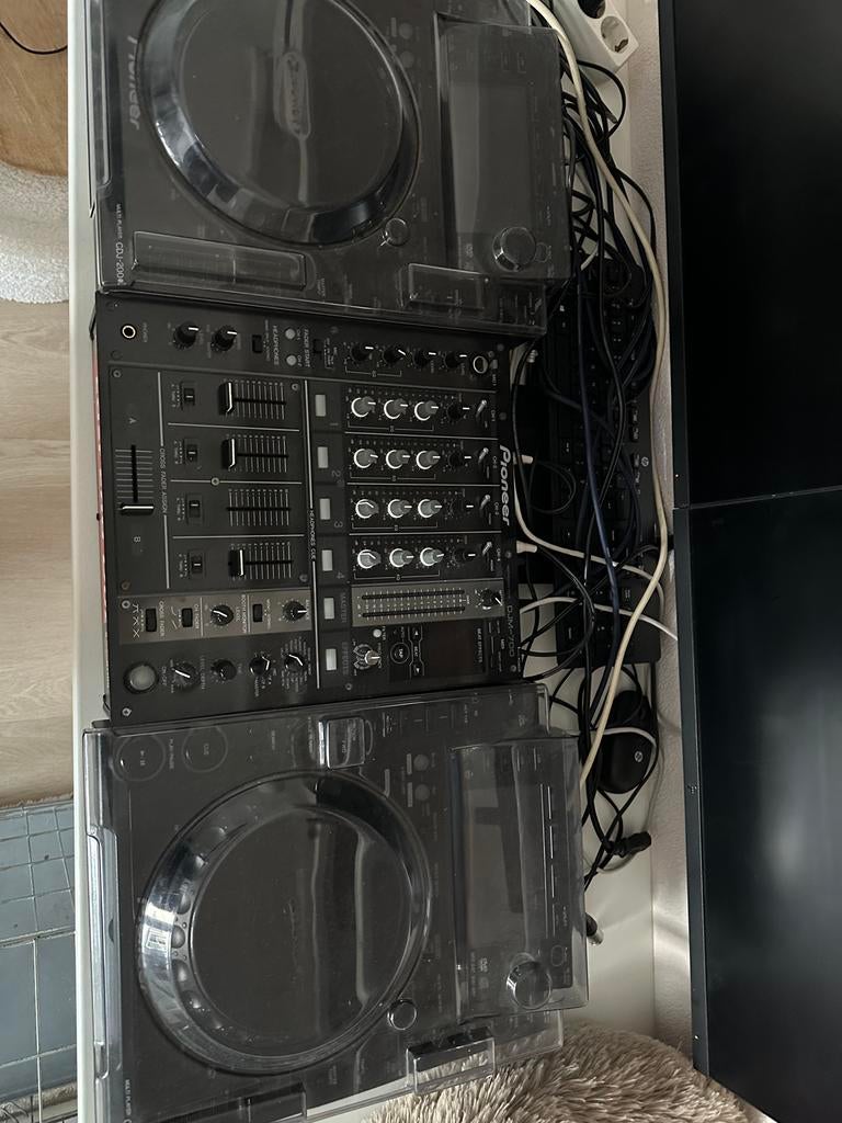 Pioneer CDJ-2000  DJ-set met DJM-700  mixer, Ophalen of Verzenden, Gebruikt, Dj-set, Pioneer