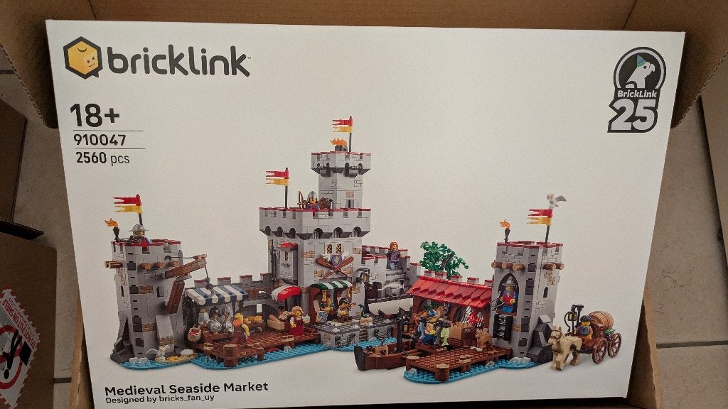 Lego Bricklink - Medieval Seaside Market - 910047, Overige thema's, Lego, Nieuw, Ophalen of Verzenden
