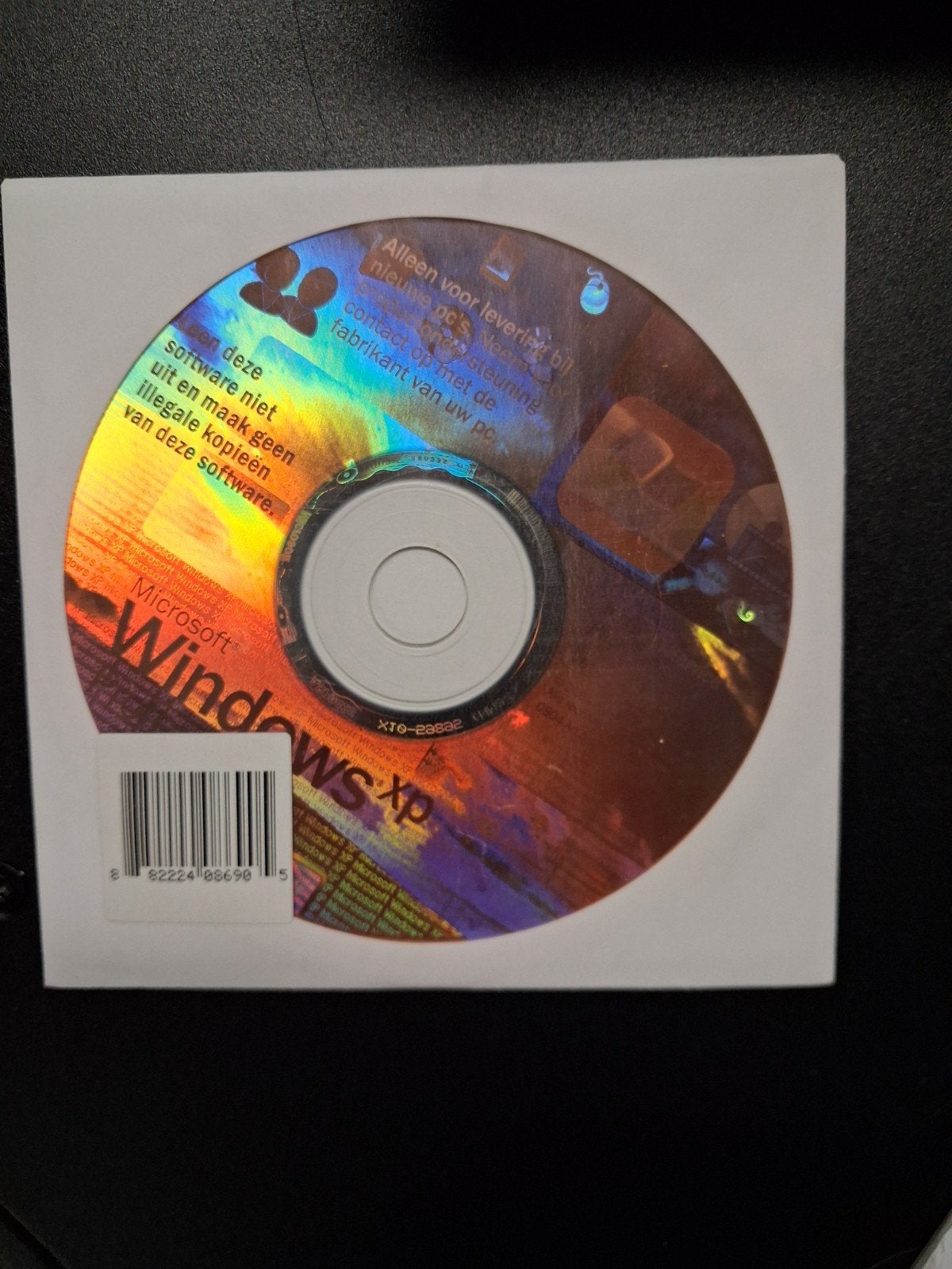 Microsoft Windows XP Pro installatie cd, Computers en Software, Ophalen of Verzenden, Zo goed als nieuw, Windows