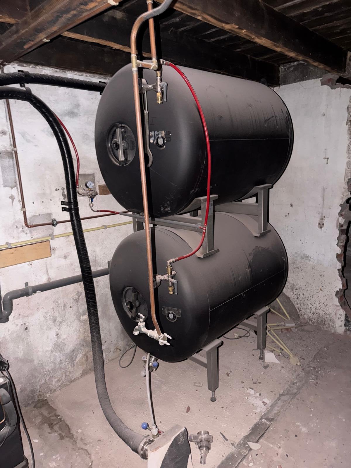 Duotank bier Installatie 2x 500L ( 2022) – Complete Set, Ophalen