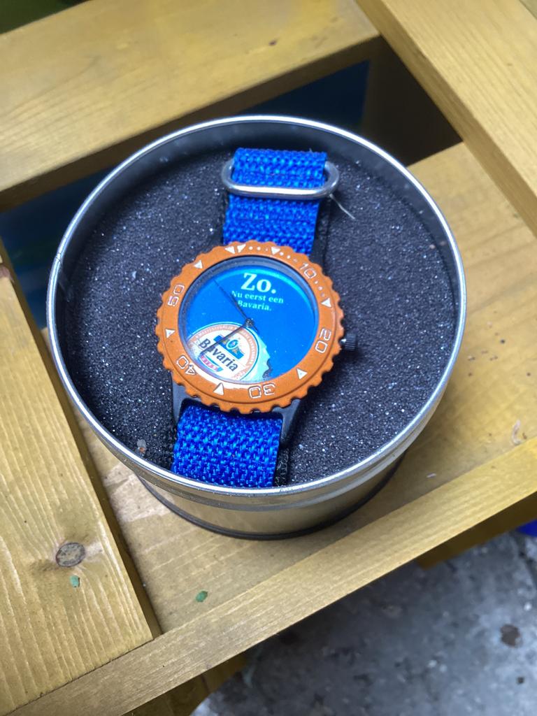 Bavaria horloge studenen dag 2000, Ophalen of Verzenden, Zo goed als nieuw, Bavaria