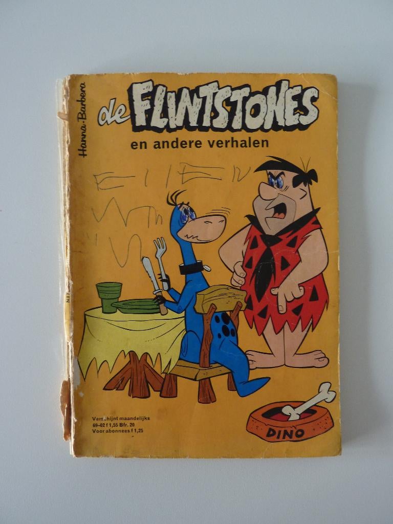 maandblad De Flintstones en andere verhalen - 2 - 1969, Eén stripboek, Ophalen of Verzenden, Gelezen