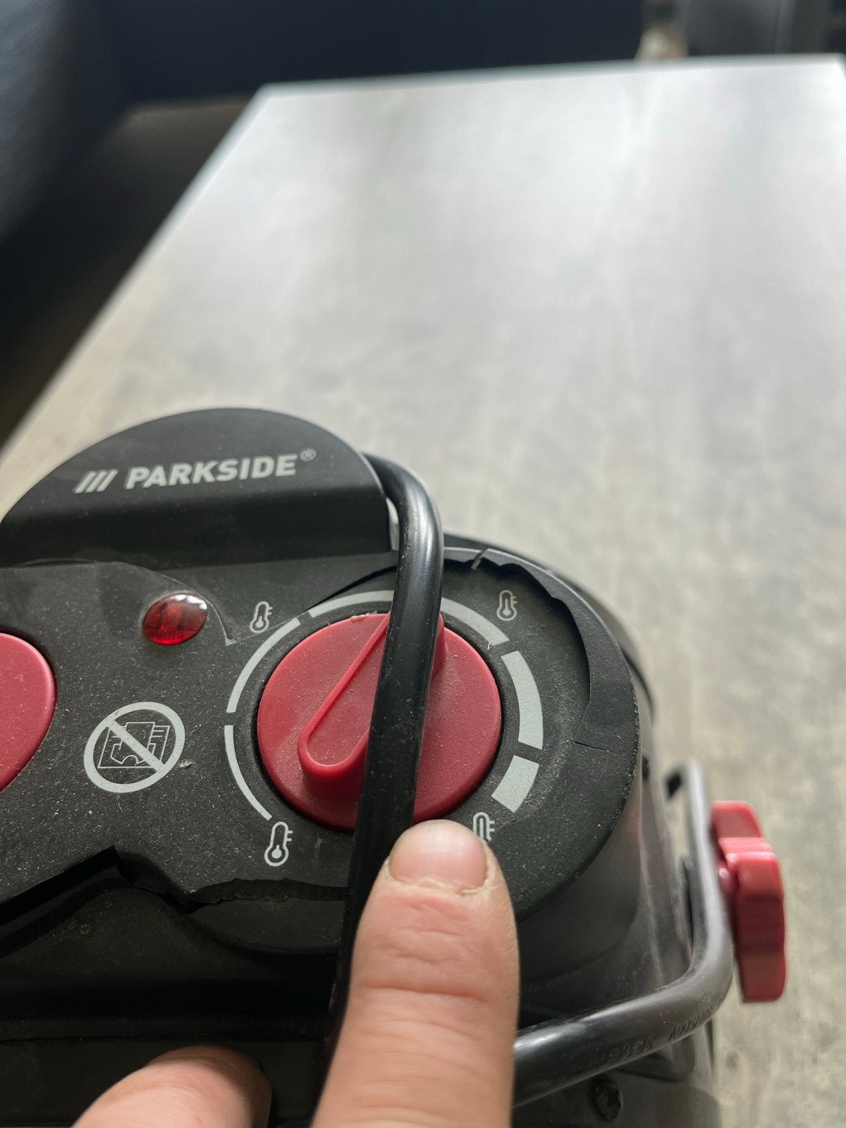 Parkside Keramische Kachel PKH 3000 C2 3000W Werkt Perfect, Huis en Inrichting, Kachels, Gebruikt, Overige soorten, Elektrisch