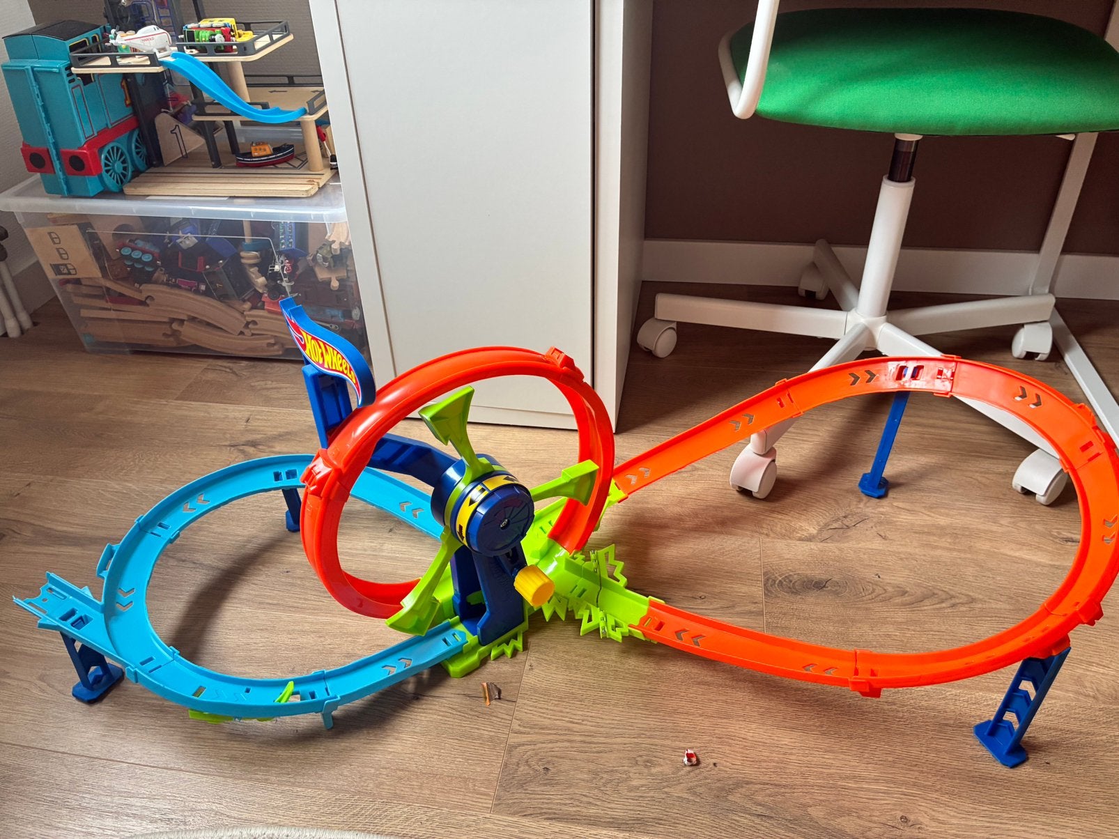 Racebaan Hot Wheels, Ophalen, Racebaan, Zo goed als nieuw, Hot Wheels