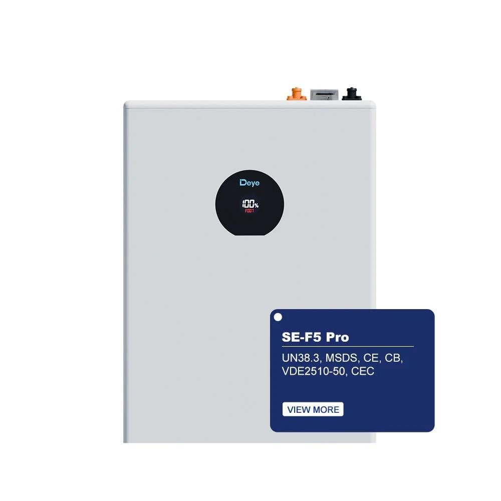 Deye SE-F5Pro-C 5.12kWh Thuisbatterij | LV 48V | LFP, Ophalen of Verzenden, Nieuw