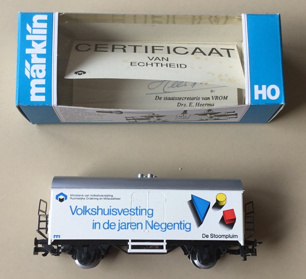 MäRKLIN HO # 4415.90718 VOLKSHUISVESTING i.d. jaren 90 Cert., Wisselstroom, Ophalen of Verzenden, NS, Märklin