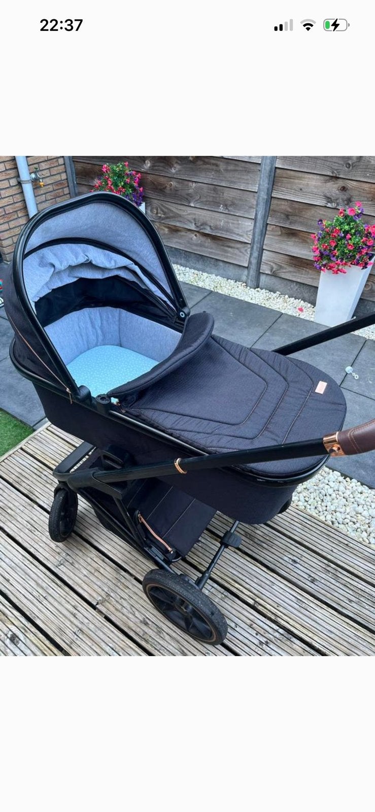 Mooie qute rider kinderwagen in goede staar, Ophalen, Gebruikt, Overige merken