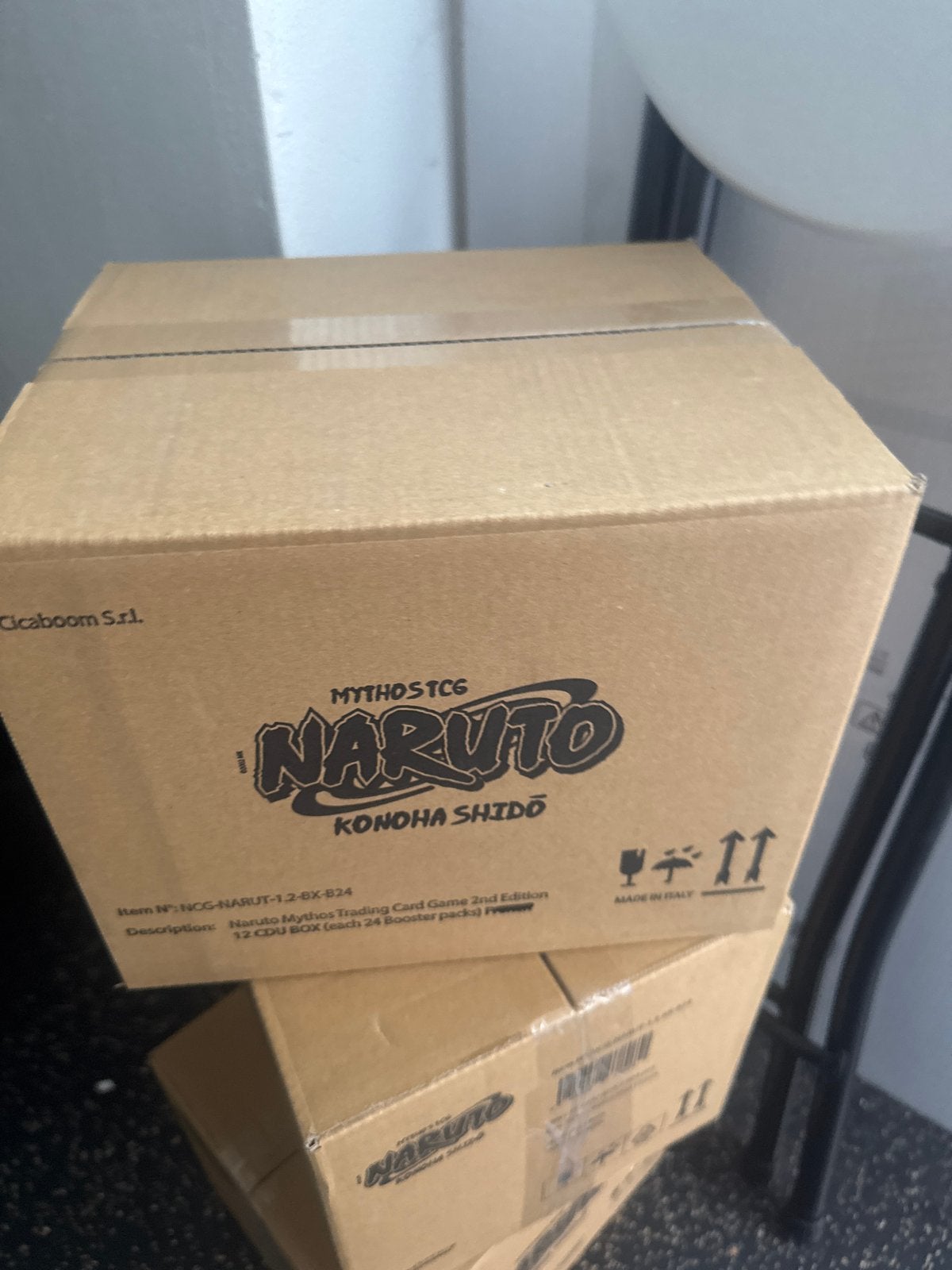 Naruto Mythos TCG 2nd Edition 12 booster boxes moet nu weg, Ophalen of Verzenden, Nieuw, Boosterbox