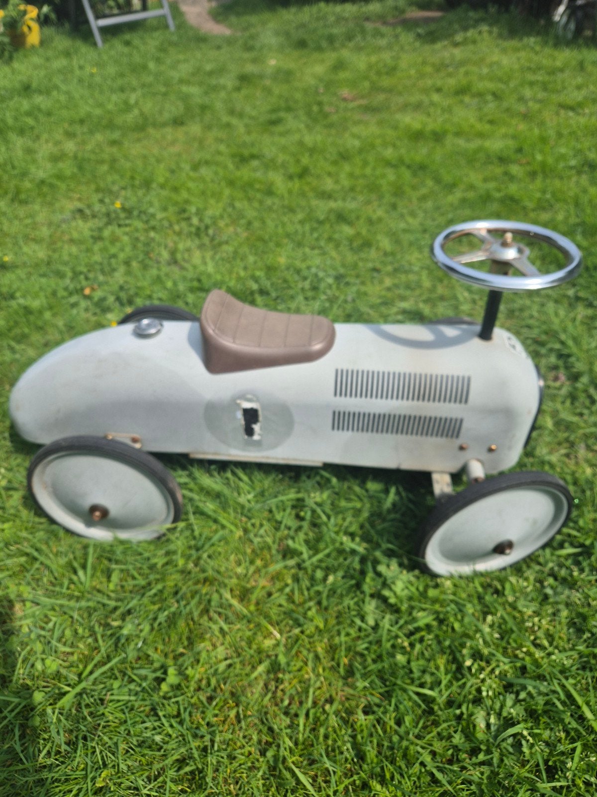 Deze prachtige Retro Roller loopauto is in perfecte staat 35, Ophalen of Verzenden