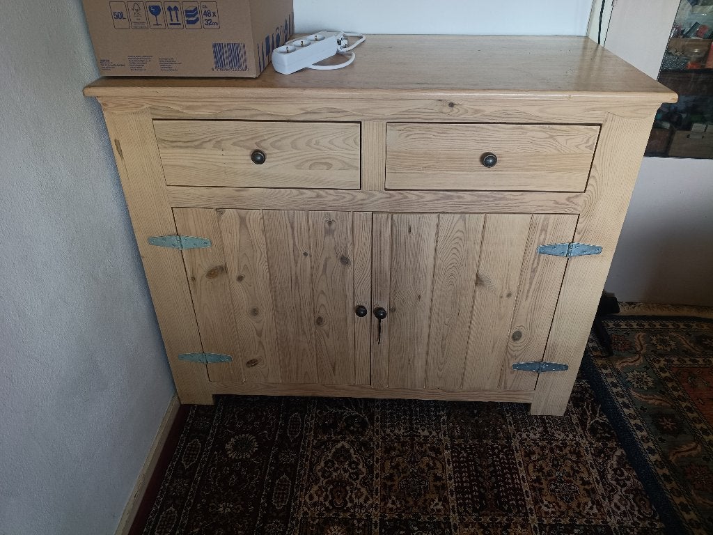 Massieve houten kast, Huis en Inrichting, Ophalen, Simpel, minimalistisch, Zo goed als nieuw, Minder dan 100 cm