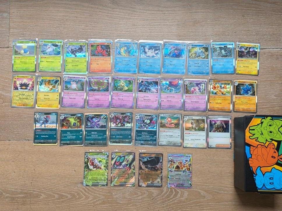Paldea evolved Pokémon kaarten  173 stuks, Ophalen of Verzenden, Gebruikt, Meerdere kaarten, Foil