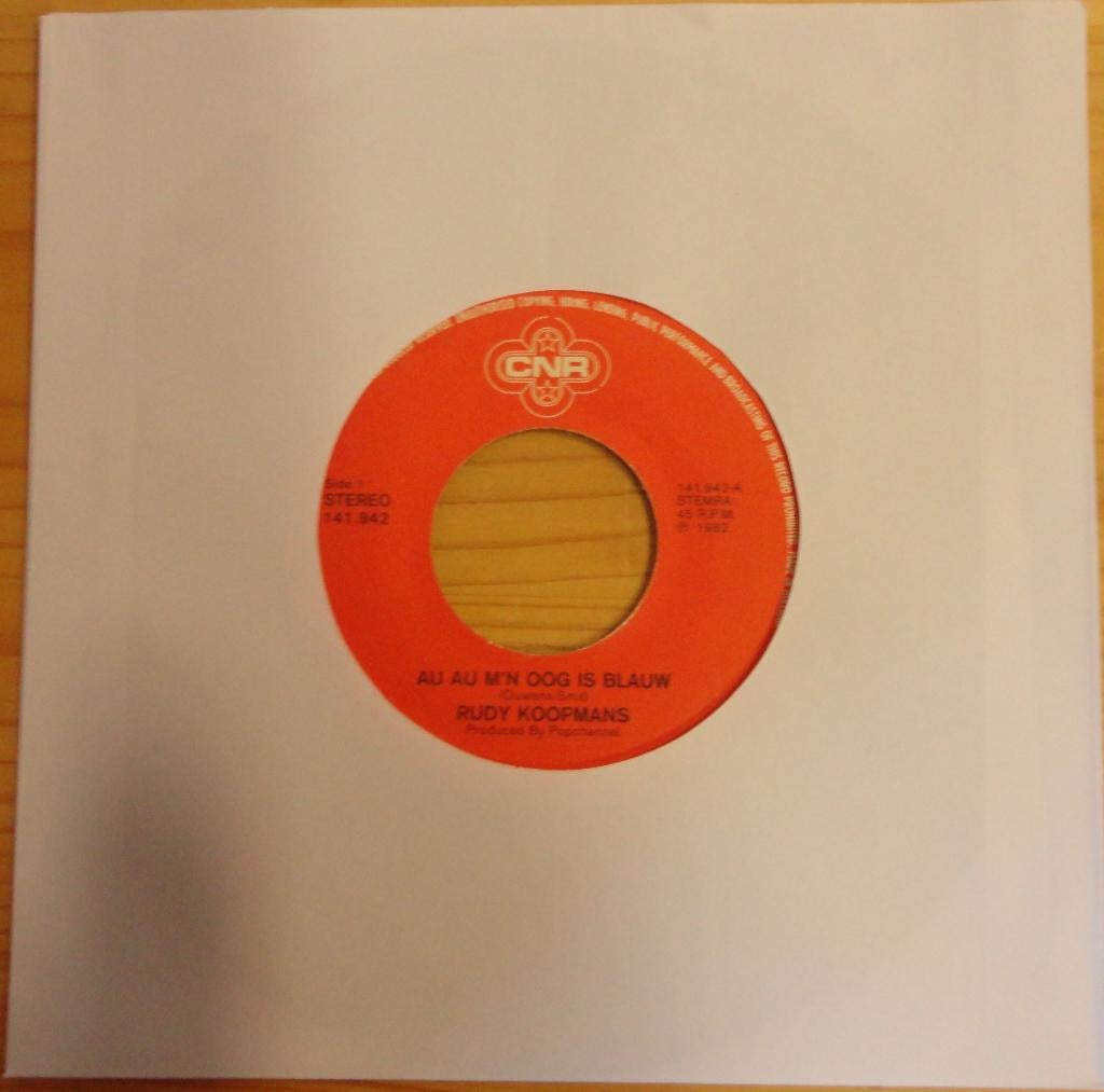 Rudy Koopmans > Au au m'n oog is blauw, Gebruikt, 7 inch, Single, Ophalen of Verzenden