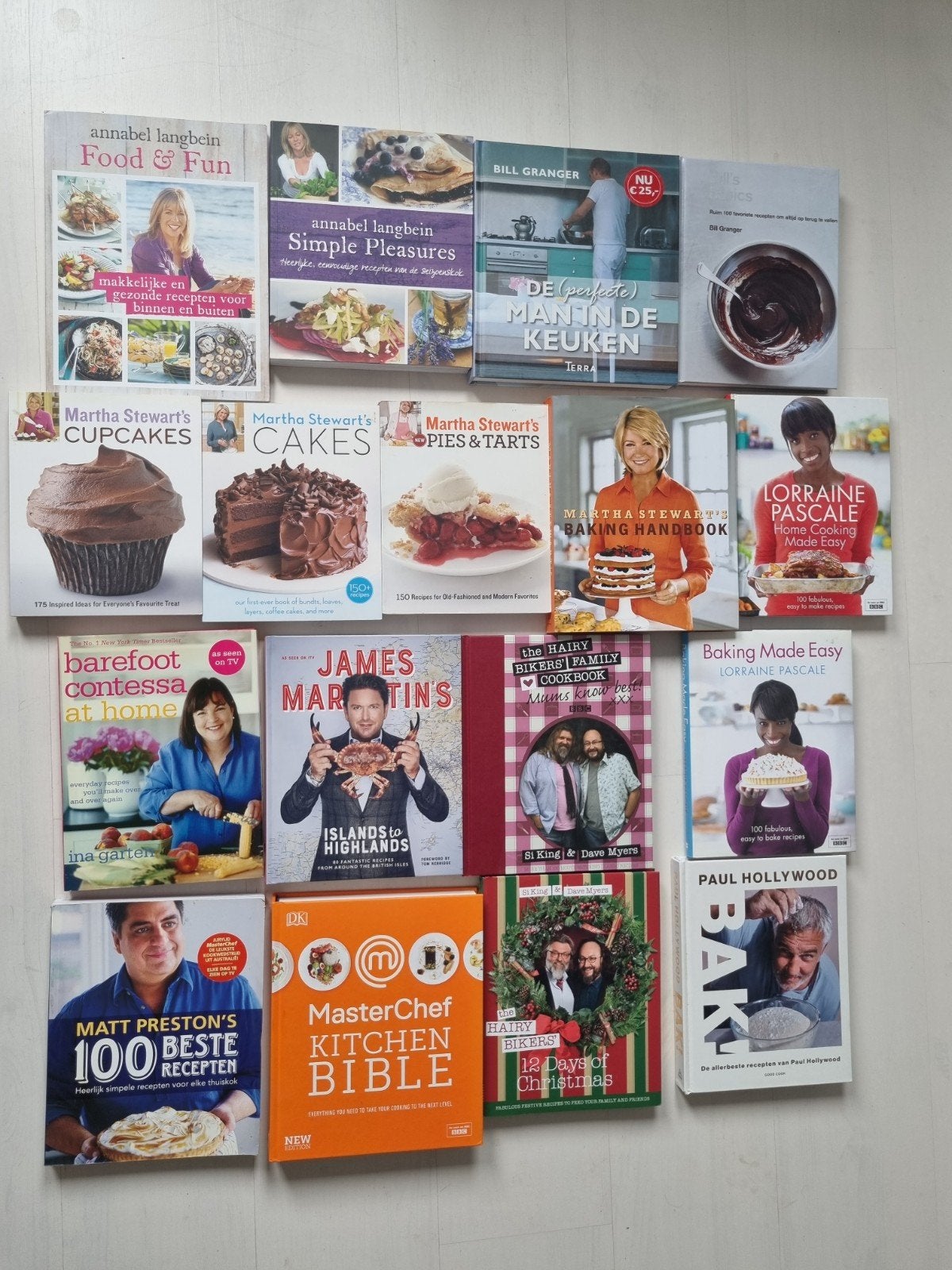 17 Kookboeken van bekende TV chefs (BBC, Food Channel), Boeken, Kookboeken, Ophalen