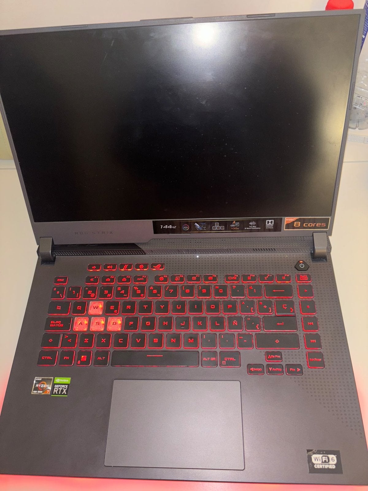ASUS ROG Strix G15 Gaming Laptop – Ryzen 7 / RTX 3050 / 32GB, Met videokaart, 2 tot 3 Ghz, Ophalen of Verzenden, Zo goed als nieuw