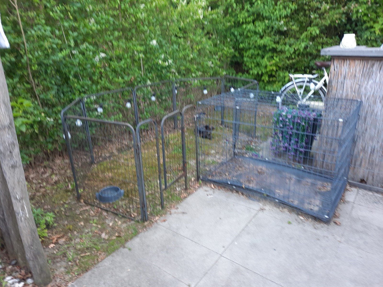 Buitenren voor hond, kat, konijn etc, Ophalen, Gebruikt, IJzer