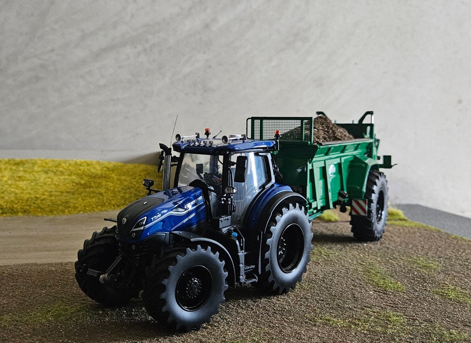 Verbouwde New Holland T7.210 + Tebbe MS140, Ophalen of Verzenden, Nieuw, Tractor of Landbouw, Overige merken