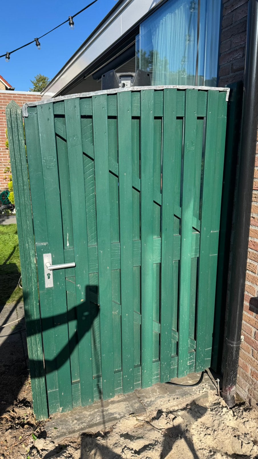 Tuinpoort GRATIS op te halen, Ophalen, Gebruikt, 100 tot 150 cm, Draaipoort