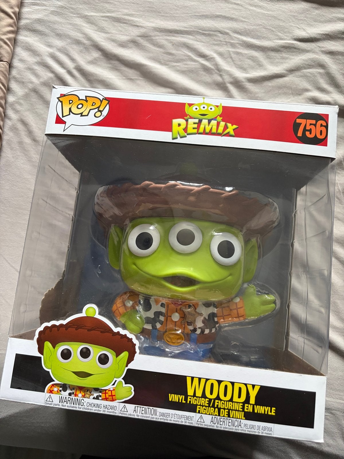 Funko Pop! Remix Woody Alien #756 - Zo goed als nieuw, Ophalen of Verzenden, Zo goed als nieuw