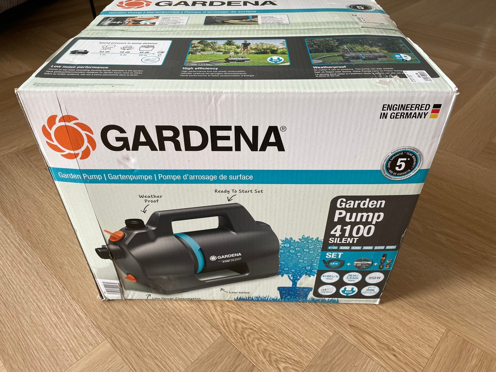 Gardena tuinpomp NIEUW, Tuin en Terras, Waterpompen, Ophalen of Verzenden, Nieuw, Elektrisch, Besproeiingspomp