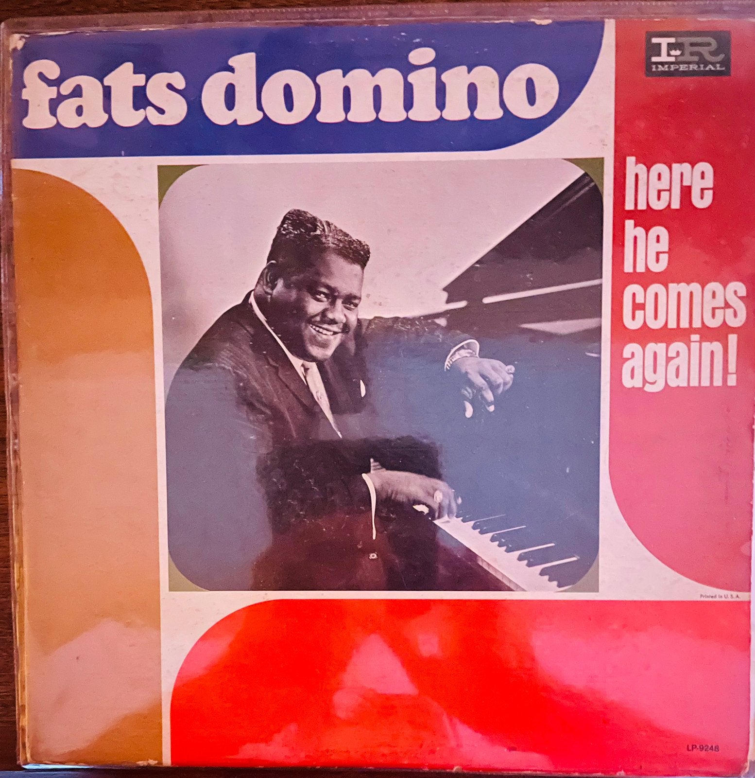 Here He Comes Again lp van Fats Domino, LP, Gebruikt, Blues Rock, Originele persing