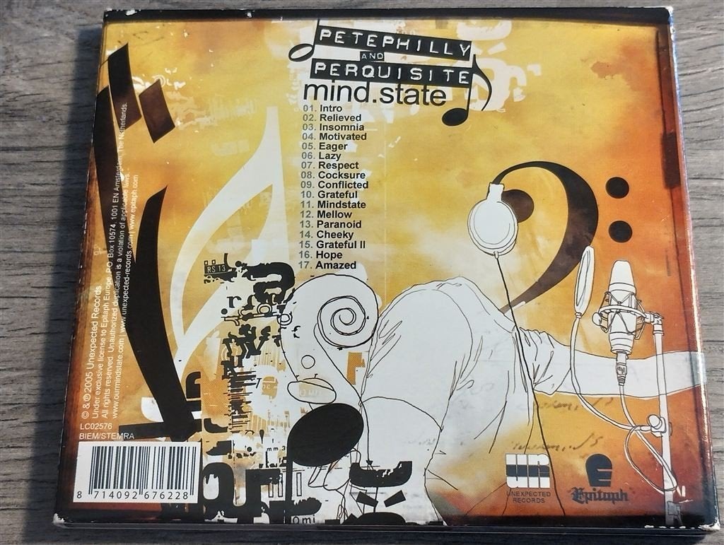 Pete Philly & Perquisite – Mindstate [Digipack], Ophalen of Verzenden, Zo goed als nieuw