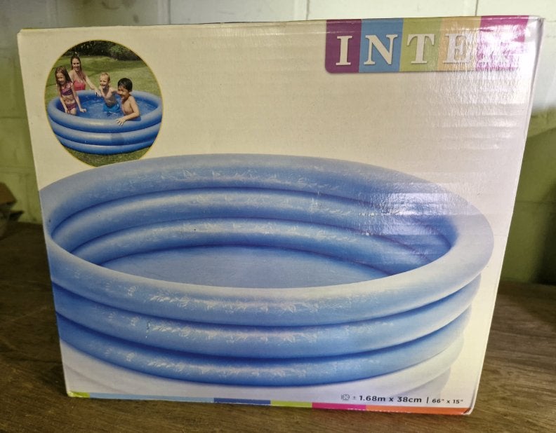 Intex Opblaasbaar Kinderzwembad 168 x 38 cm | Nieuw in doos, Tuin en Terras, Zwembaden, Minder dan 80 cm, Opblaaszwembad, Nieuw