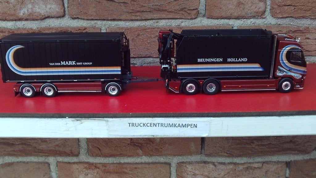 Tekno  Volvo  FH3  van  Patrick  van  der  Mark., Hobby en Vrije tijd, Ophalen of Verzenden, Nieuw, Bus of Vrachtwagen, Tekno