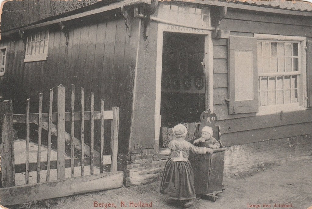 bergen- dorpskiekje, Ophalen of Verzenden, Voor 1920, Noord-Holland