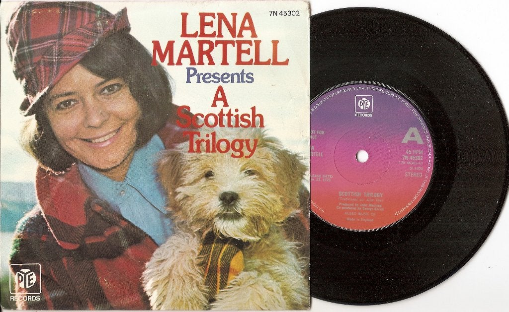 Lena Martel - A Scottish Trilogy ( promo ), Ophalen of Verzenden, Gebruikt, 7 inch