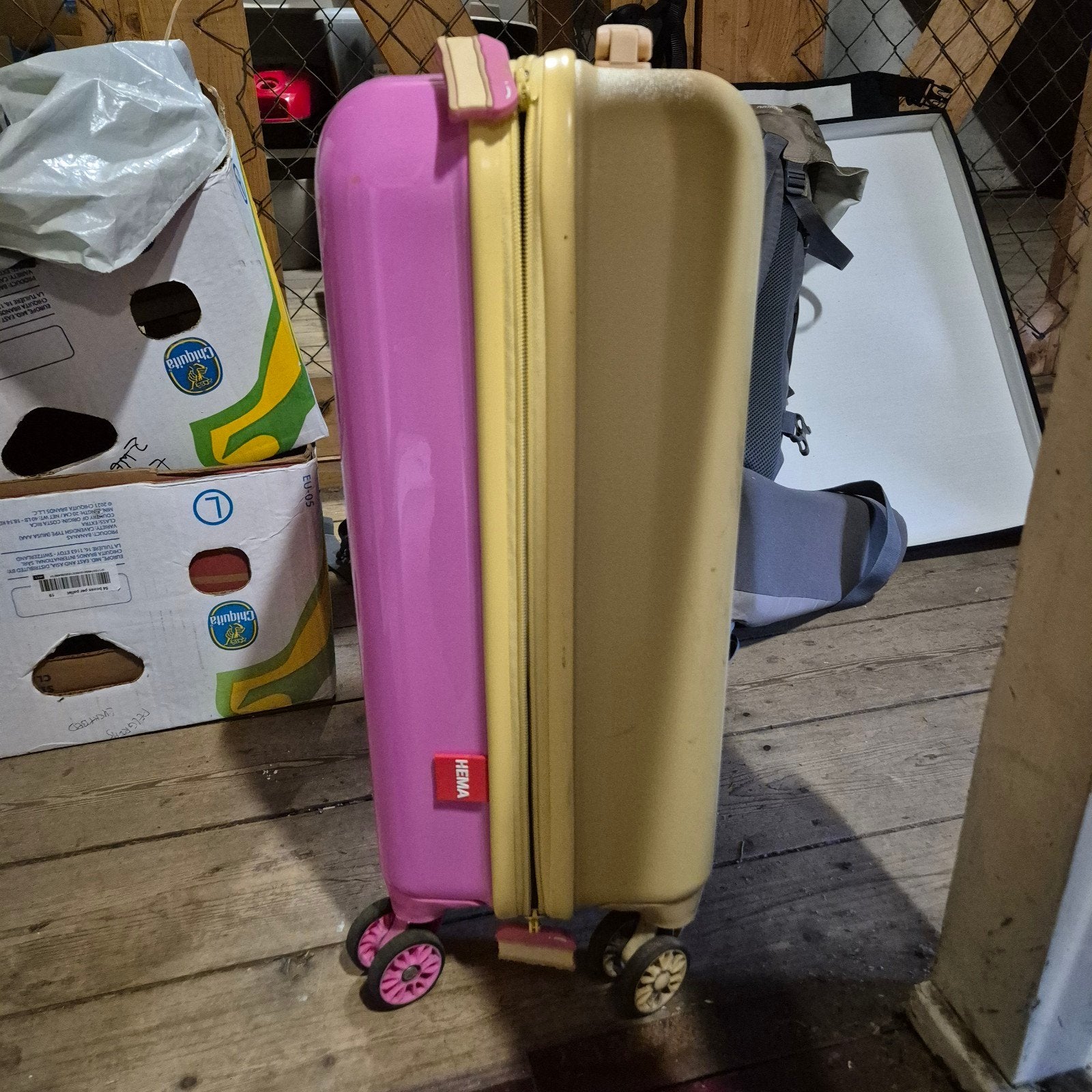 Hema Tompouce handbaggage koffer 5435x21 cm, Ophalen, Gebruikt, Minder dan 40 cm, Roze