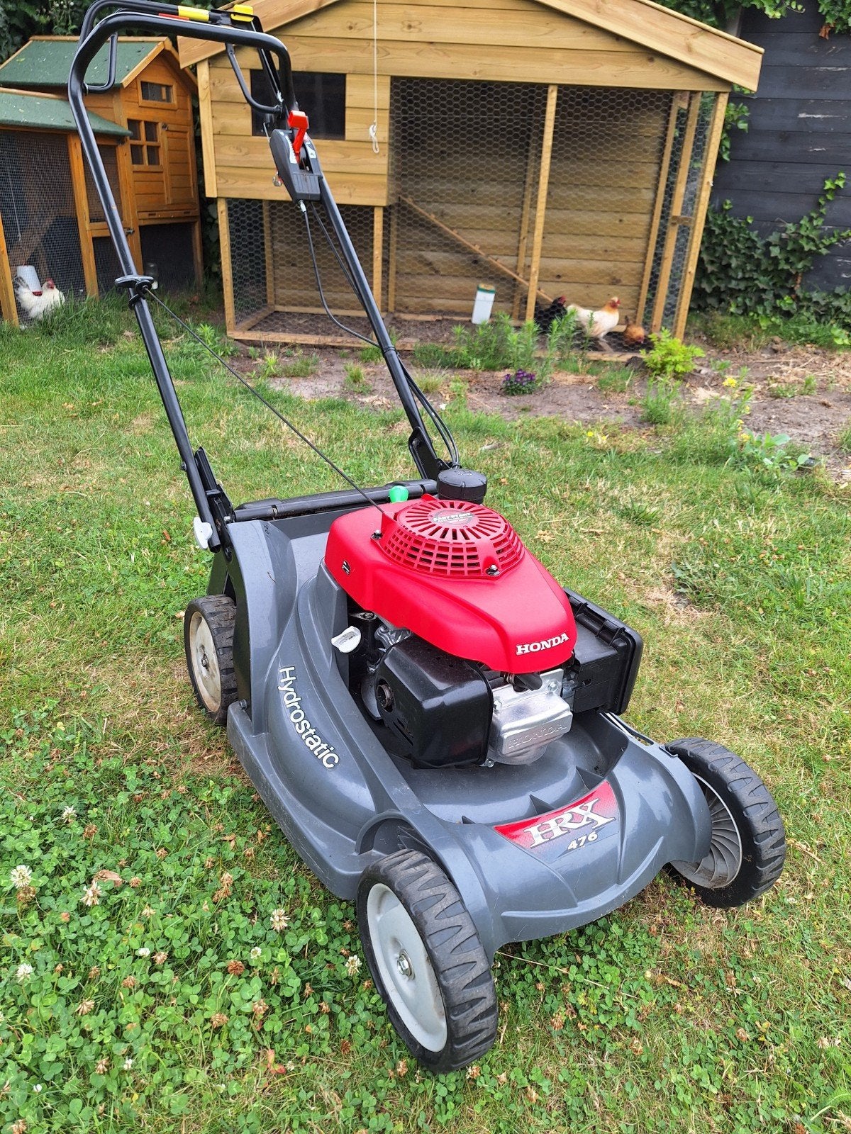 Honda HRX 476 Hydrostatic Benzine Grasmaaier, Ophalen, Cirkelmaaier, Honda, Gebruikt