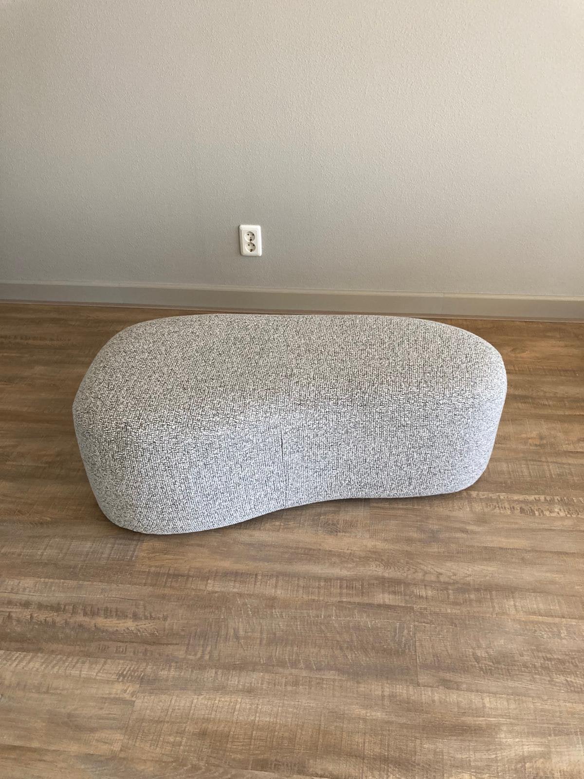 Poef / hocker Pebble van Montel, Huis en Inrichting, Ophalen, 50 tot 75 cm, Nieuw, 100 tot 125 cm
