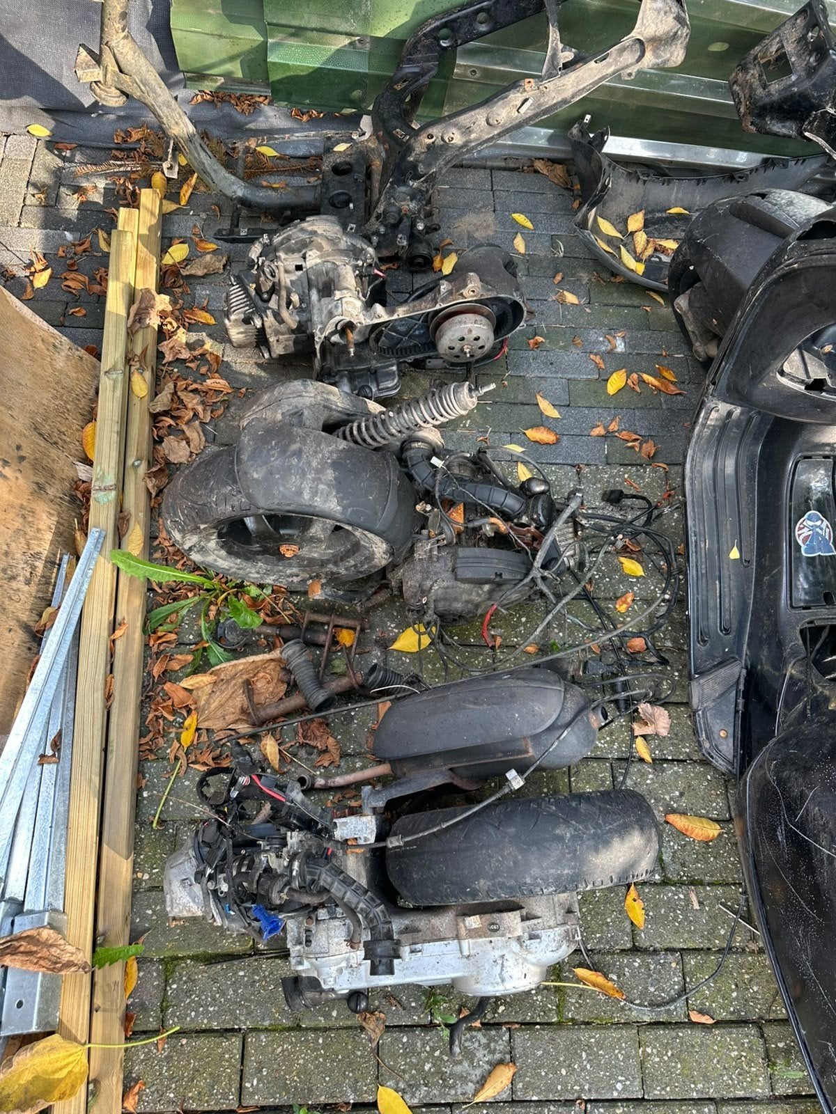 Piaggio 4T blokken, Vespa LX en Zip frames, Ophalen, Gebruikt, Blok, Piaggio