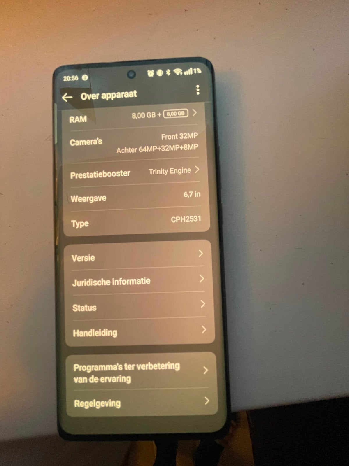 Grijze Oppo Reno 10 Pro met geweldige camera, Telecommunicatie, Mobiele telefoons | Overige merken, Overige modellen, Ophalen of Verzenden