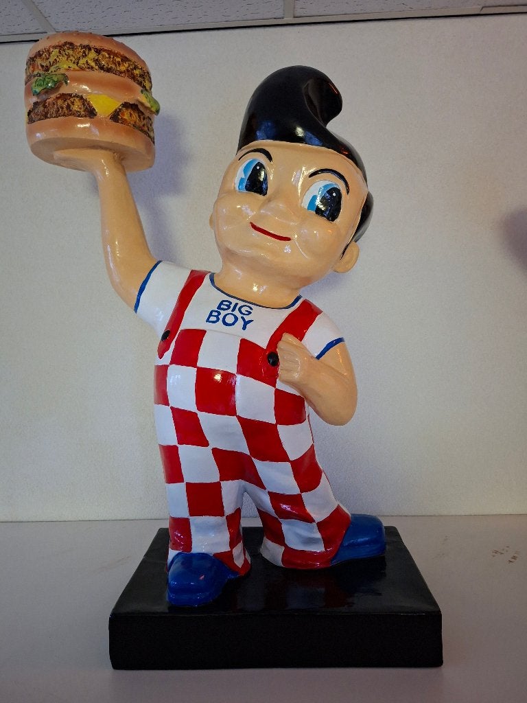 Bigboy big boy hamburger pop 115 cm groot polyester, Ophalen, Zo goed als nieuw