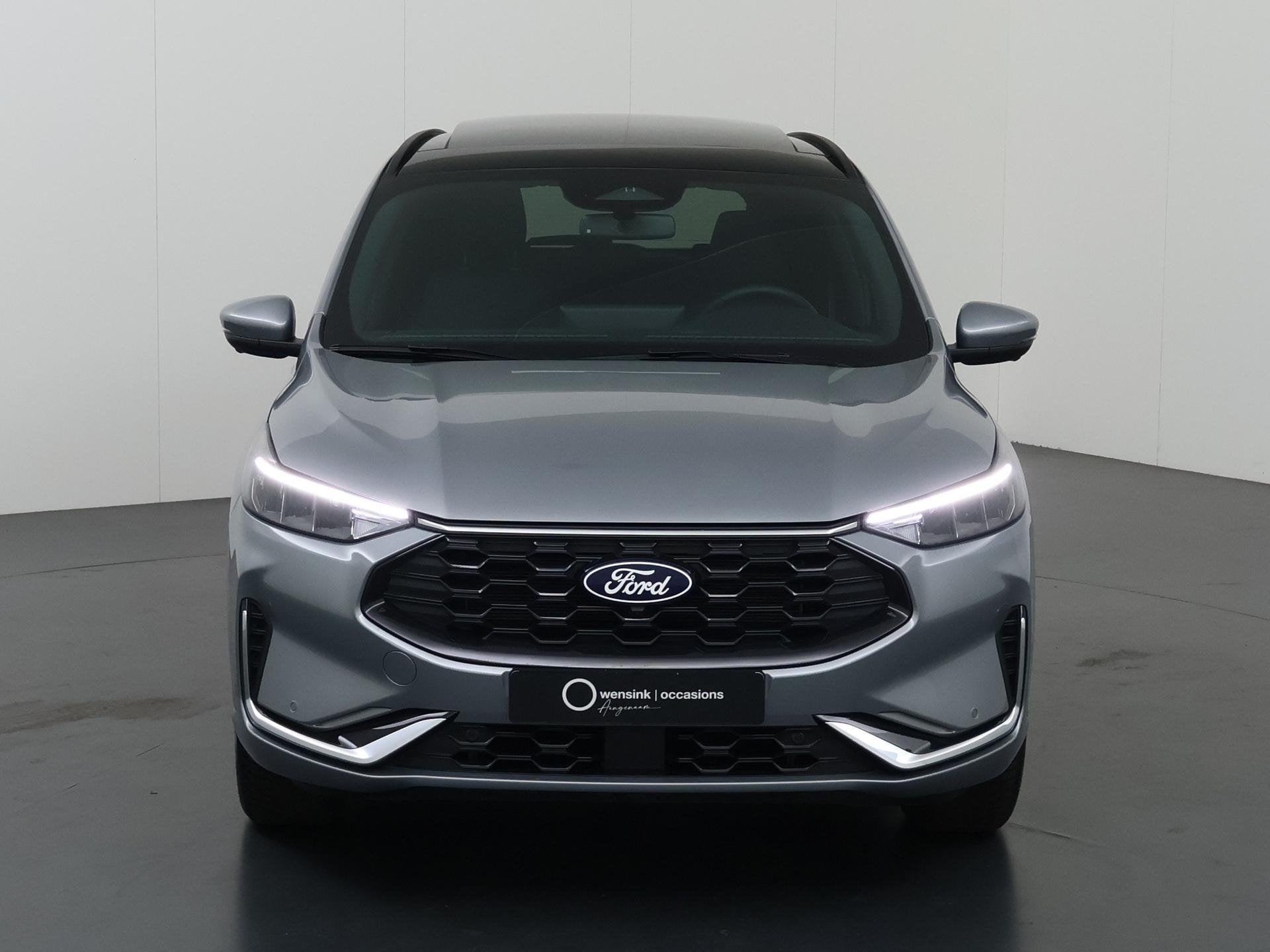 Ford Kuga 2.5 PHEV ST-Line X | Elek. Trekhaak | Panoramadak, Auto's, 14 kWh, Gebruikt, 4 cilinders, Leder en Stof