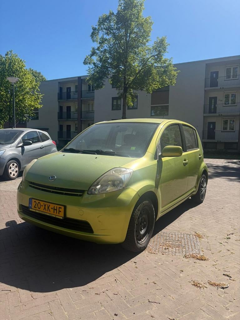 Daihatsu Sirion 1.0 51KW 2007 Groen, Voorwielaandrijving, Stof, Handgeschakeld, Grijs